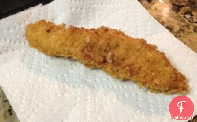 Strisce di pollo fritto del sud