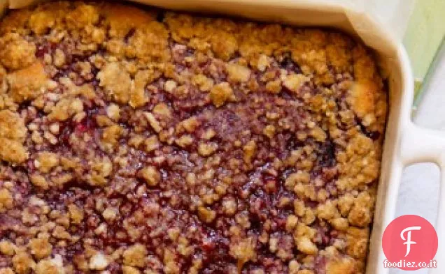 Torta di briciole di more