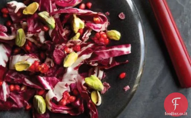 Insalata Rossa: Radicchio con Melograno Vinaigrette Cile