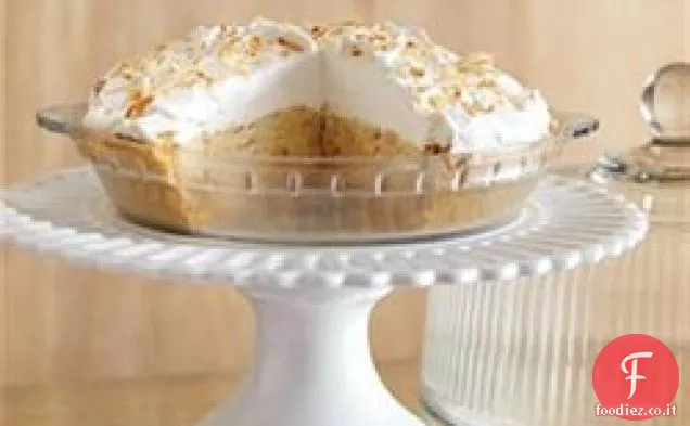 Torta di crema di banana e cocco