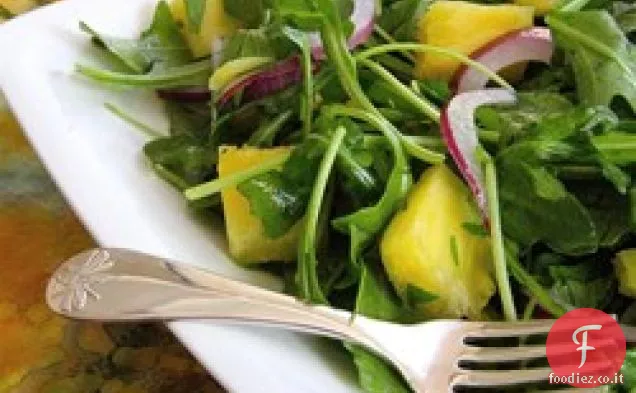 Insalata di rucola all'ananas