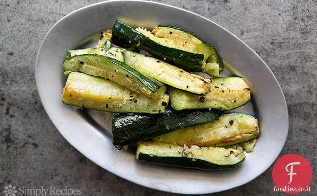 Zucchine arrosto con Aglio