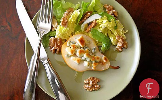 Insalata di pere e Gorgonzola al forno