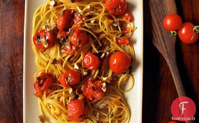 Pasta di Pomodorini carbonizzati con Pepe Alpeppo