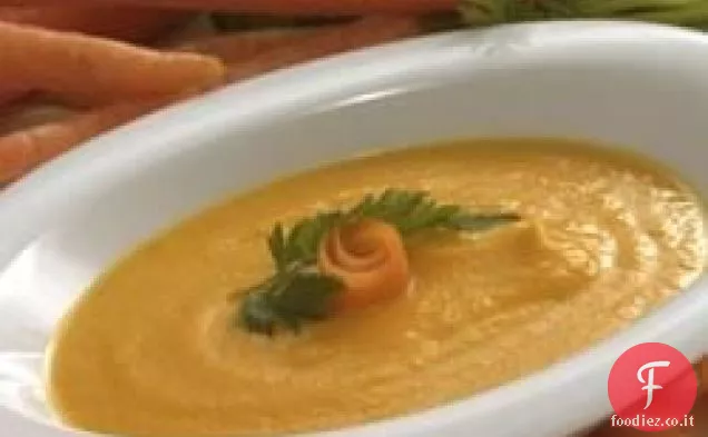 Zuppa di carote Gingered