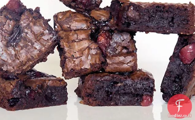 Brownies al cioccolato-Ciliegia agrodolce