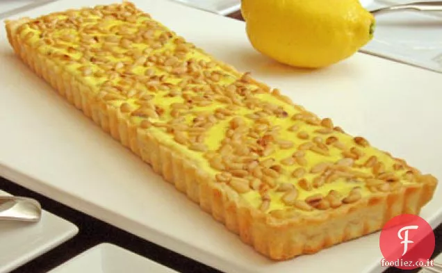 Crostata di Ricotta di pecora al limone e pinoli