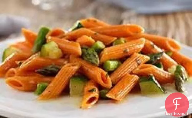 Penne con Zucchine, Asparagi e Parmigiano Reggiano