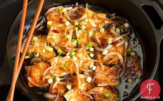 Tofu cotto al caramello