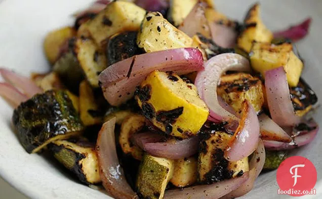 Zucchine grigliate Toscane e zucca estiva