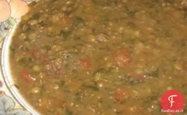 Zuppa di lenticchie rosse speziate di Bryan