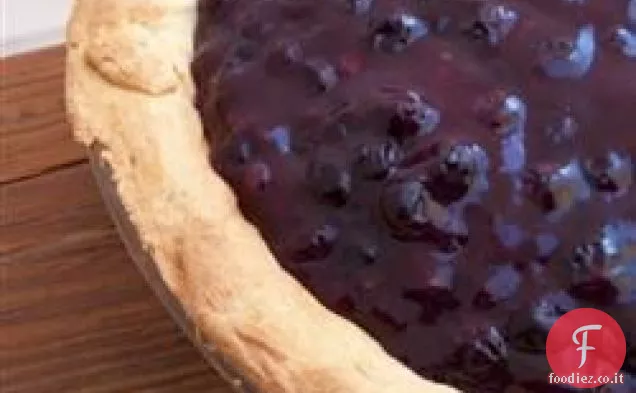 Torta di mirtilli in topless