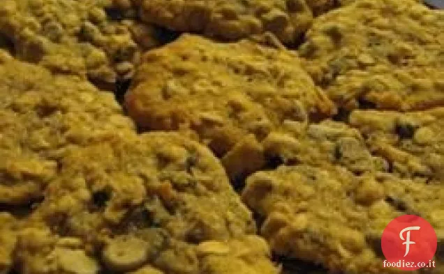 Biscotti di farina d'avena all'uvetta