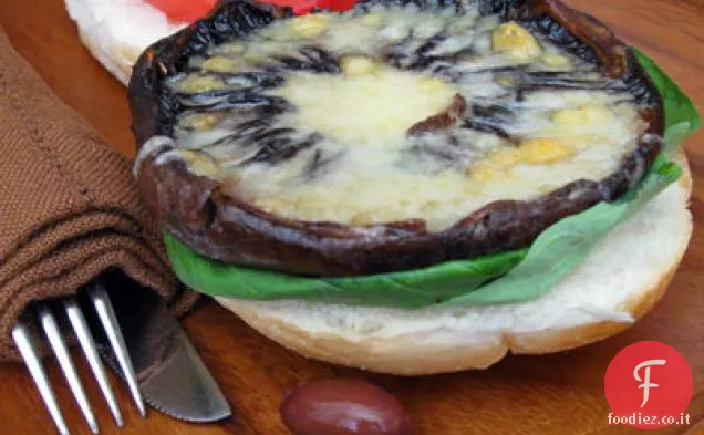 Hamburger di funghi Portobello
