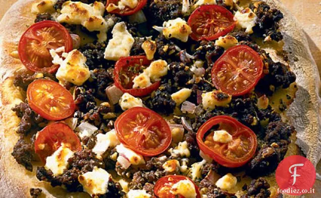 Pizza greca con Feta