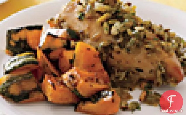 Zucca Kabocha arrosto con sale di cumino