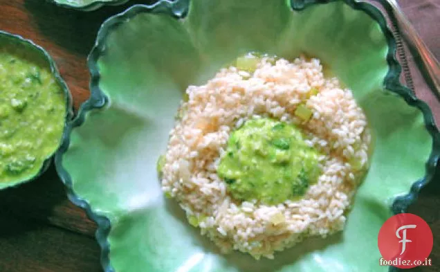 Risotto Bianco con Purea di Fava