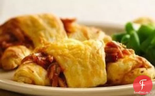 Mezzelune di pollo BBQ