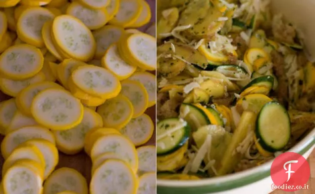 Estate Squash Gratin Ricetta