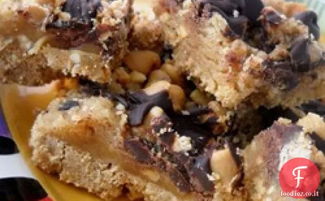 Barre di torta di burro di arachidi