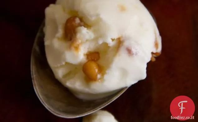 Gelato al Rosmarino con Praline di Pinoli