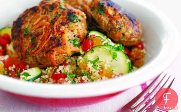 Couscous alla Menta con Zucchine e Pomodoro