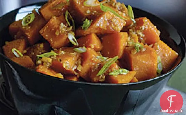 Zucca Kabocha brasata di soia