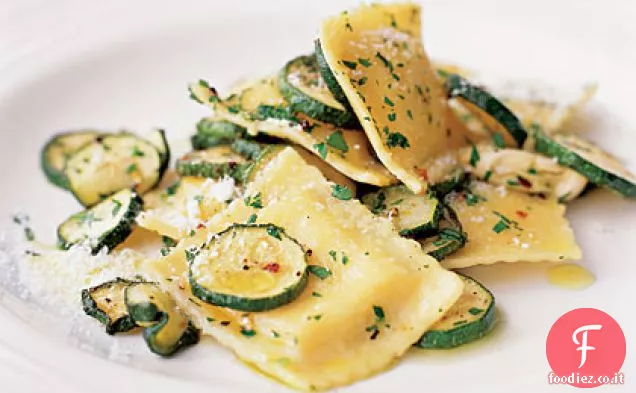 Ravioli con Zucchine Arrosto