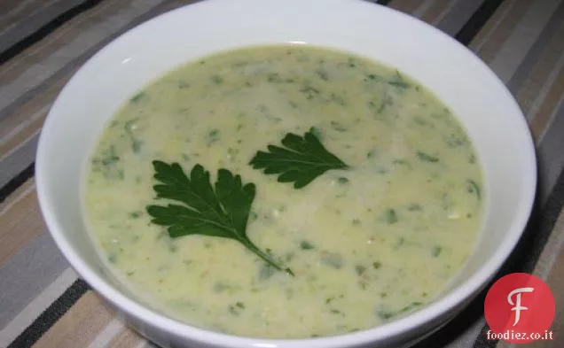 Soupe A La Courgette (zuppa di zucchine)