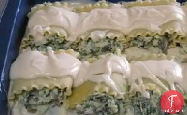 Lasagne Alfredo Roll Up