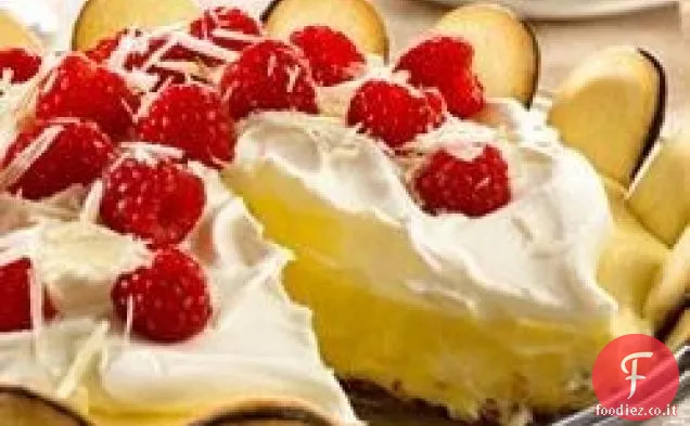 Torta di seta al cioccolato bianco