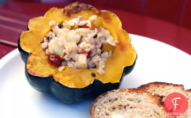 Zucca invernale ripiena al forno