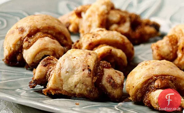 Biscotti a mezzaluna di pecan