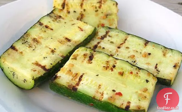 Parmigiano alla griglia Zucchine all'aglio e Panko Incrostato Zucc fritto