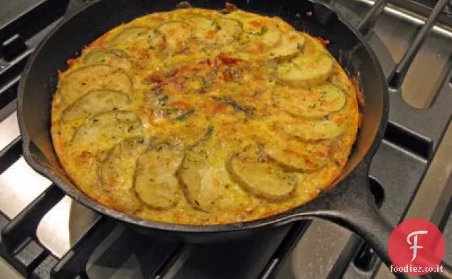 Frittata con Senape, Pancetta e Patate