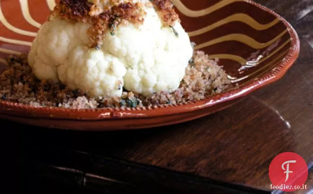 Cavolfiore con crosta di Acciughe Siciliane