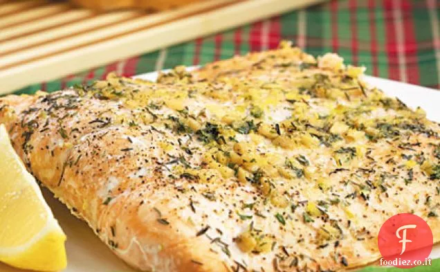 Salmone arrostito agli agrumi