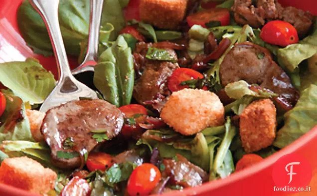 Insalata di fegato di pollo alla Michele Lamy