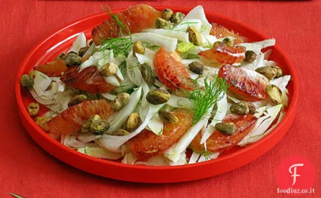 Insalata di finocchi e Arance Rosse con pistacchi