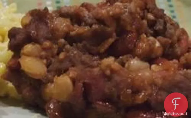 Casseruola di fagioli calico