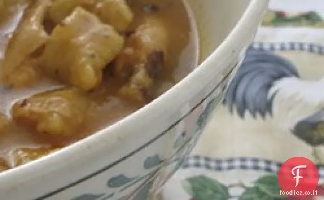 Pollo e gnocchi in stile meridionale