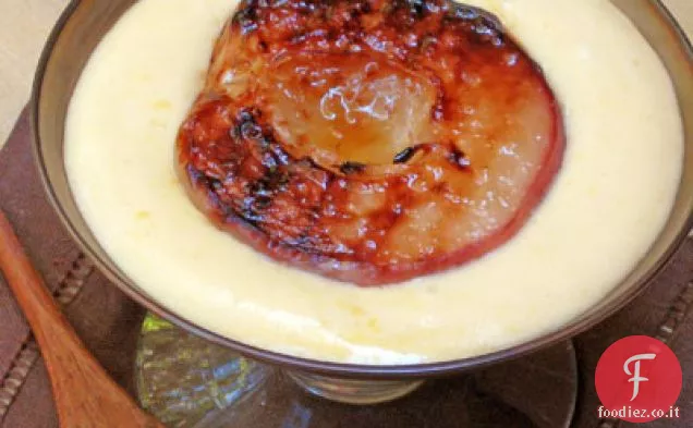 Pesche Grigliate con Zabaione Bellini