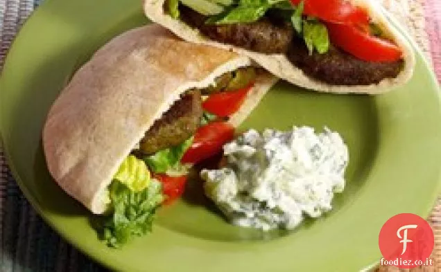 Hamburger di falafel di ceci