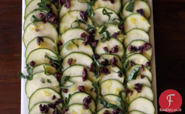 Insalata di zucchine e olive