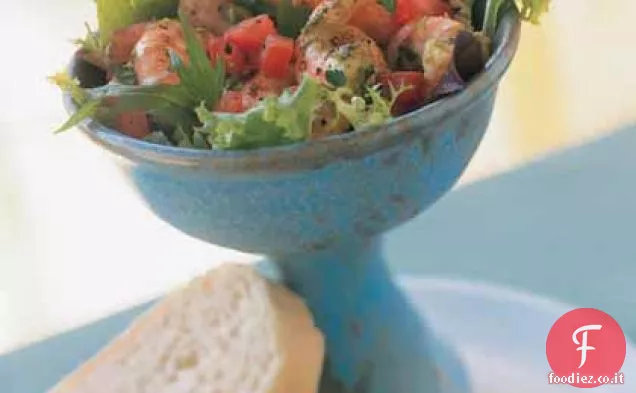 Insalata di gamberetti mediterranei