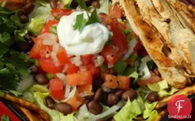 Insalata di taco di pollo alla griglia