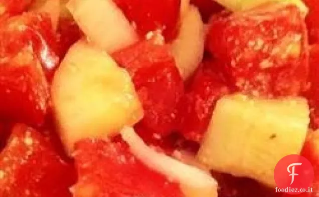 Rinfrescante Insalata di pomodori e cetrioli