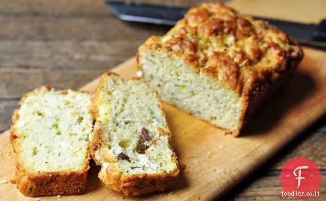 Torta per colazione con zucchine e olive