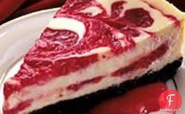 Torta di formaggio roteata alla ciliegia