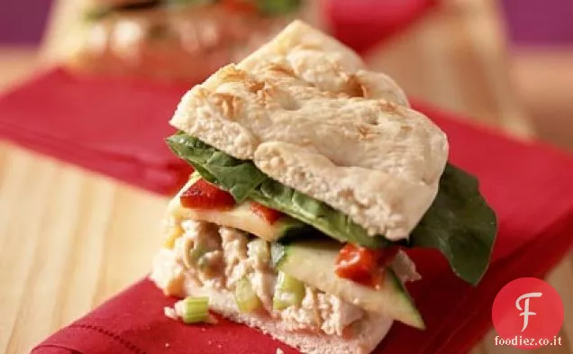 Chutney - Insalata di tacchino su focaccia